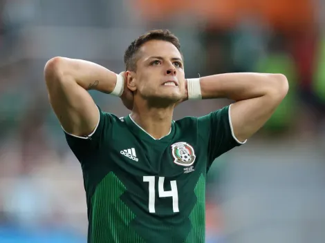 Así le fue a Chicharito la última vez que jugó en el Estadio Azteca