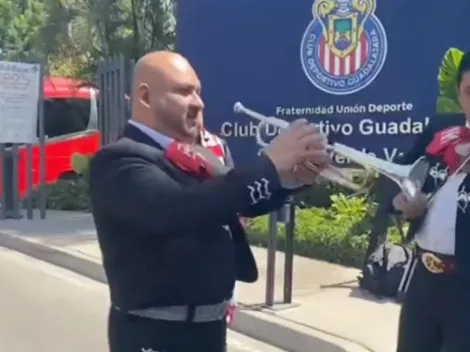 Emotiva serenata con mariachi para Chivas antes del último Clásico Nacional