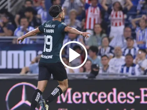 La emotiva reacción de Ricardo Marín a su gol