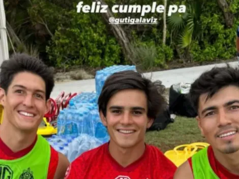 Chivas celebró el cumpleaños de Erick Gutiérrez