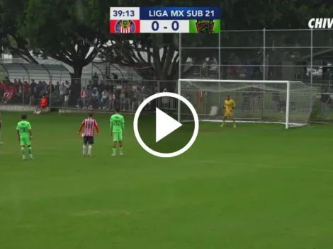 Teun Wilke falló de penal en Chivas Sub-21