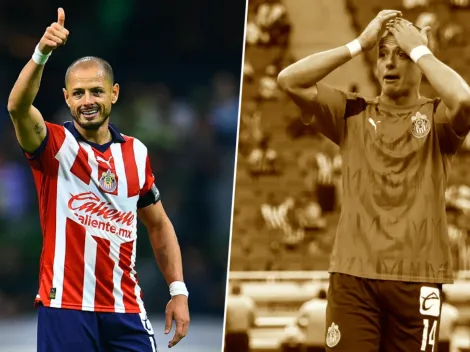 Chicharito no juega, pero sigue sumergido en su mundo