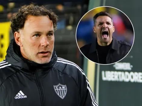 Cara a cara: Milito y Larcamón ya se enfrentaron en Chile y Brasil