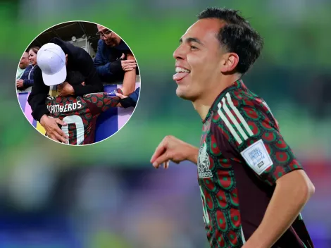 El conmovedor festejo de Hugo Camberos junto a sus padrres