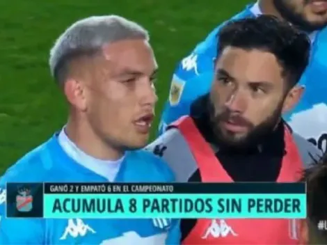 Video: Mena y su caldeado choque con un compañero en Argentina