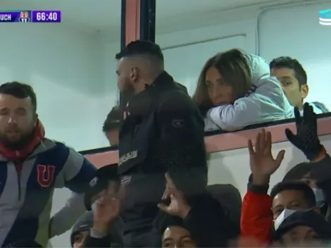 Fotos | Cecilia Pérez se deja ver en el partido de la U ante Cobresal