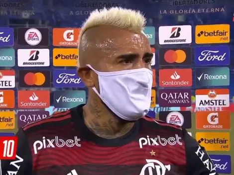 Vidal está ambicioso con el presente del Flamengo y quiere ser campeón en los tres frentes