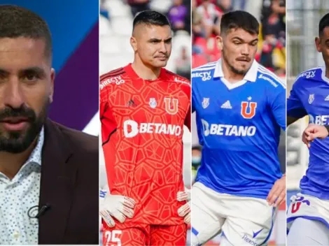 Basaure maravillado con el tridente defensivo de la U de Miranda