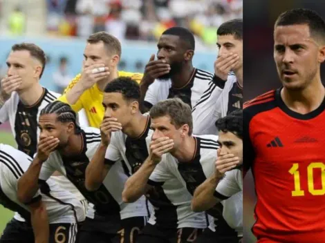 Hazard critica con todo la protesta alemana en Qatar 2022