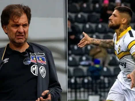 Mosa le hace la cruz a la llegada de Jeraldino a Colo Colo