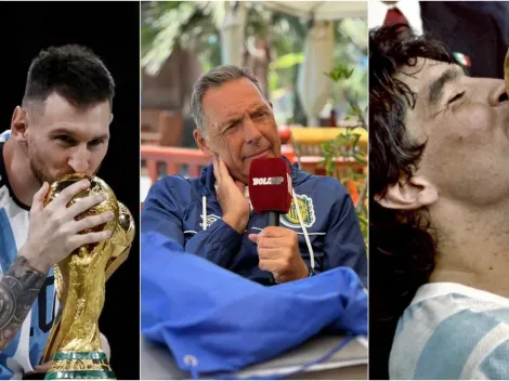 ¿A quién prefiere? Russo elige entre Maradona o Messi y da sus razones