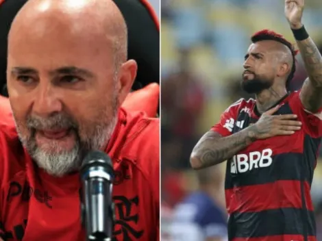 Arturo Vidal es titular en la primera oncena de Jorge Sampaoli en Flamengo