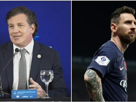 Alejandro Domínguez le manda un especial mensaje a Messi