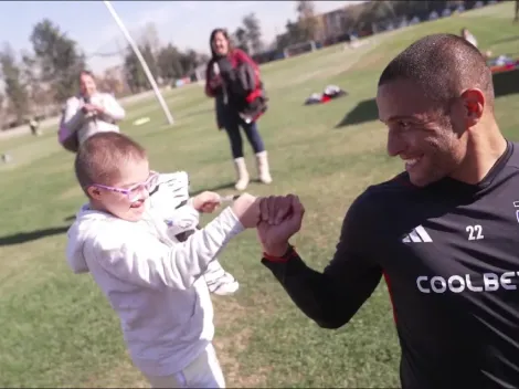 VIDEO: Benegas se roba el corazón del hincha albo con tierno gesto