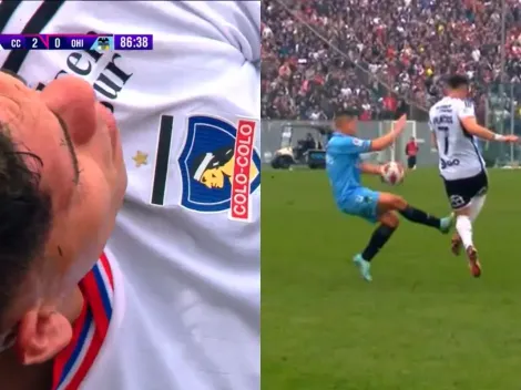 Indignación en Colo Colo por dura falta a Palacios: "Tiene un corte y tenemos que jugar en tres días más"