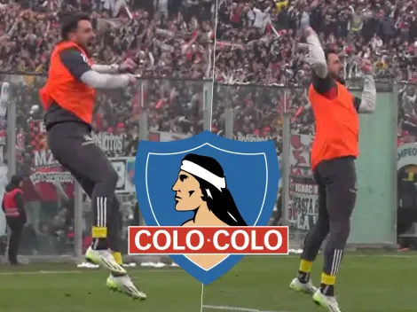 De Paul se 'Arellaniza' por completo con su apasionado festejo en Colo Colo