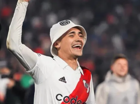 La emotiva celebración de Pablo Solari tras gritar campeón con River Plate