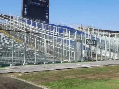 FOTOS: El pésimo estado de la cancha del Monumental a 3 días del partido de Colo Colo vs Unión Española