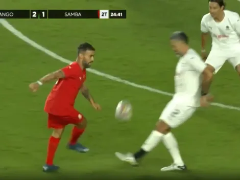 VIDEO: Ronaldinho y Jorge Valdivia inventaron extraordinaria jugada en partido de leyendas