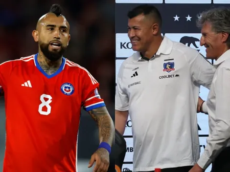 Arturo Vidal y Jorge Almirón coincidieron en Juan Pinto Durán