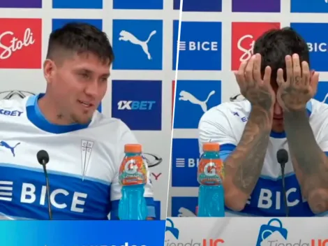Entre lagrimas Nico Castillo firmó su retorno a la UC: “Voy a estar muy enfocado”