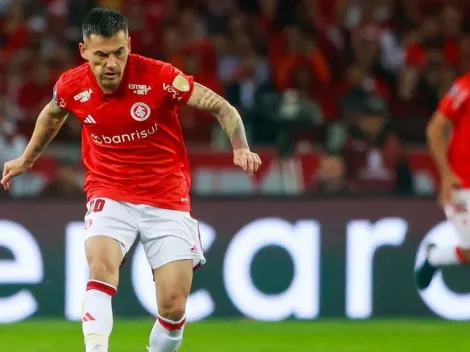 Hinchas de Internacional glorifican a Aránguiz en Brasil: "Simplemente..."