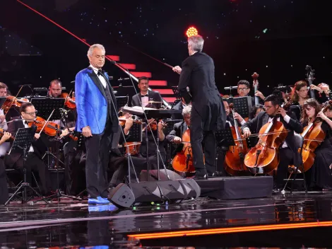 El homenaje de Andrea Bocelli al Inter de Alexis Sánchez en el Festival de Viña