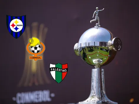 Los grupos de Huachipato, Cobresal y Palestino para la Copa Libertadores 2024