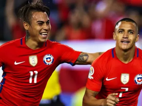 VIDEO: Sánchez alucina con Vargas en los entrenamientos de La Roja