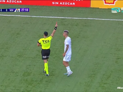 Video: La expulsión de Leandro Fernández en partido de la U ante San Antonio Unido