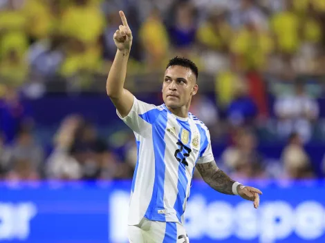 Lautaro Martínez le da la "16" a Argentina en la gran final de la Copa América 2024