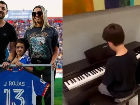 Hijo de Pepe Rojas sorprende al tocar esta icónica canción de la U en piano
