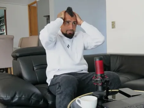 Observa al rival de Colo Colo: Así fue el lamento de Vidal por el gol de River a Boca