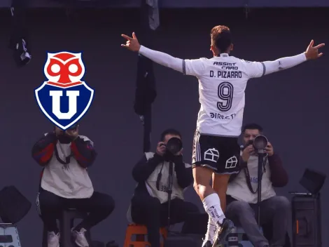 ¿No que era de la U? Damián Pizarro envía directo palito a los azules