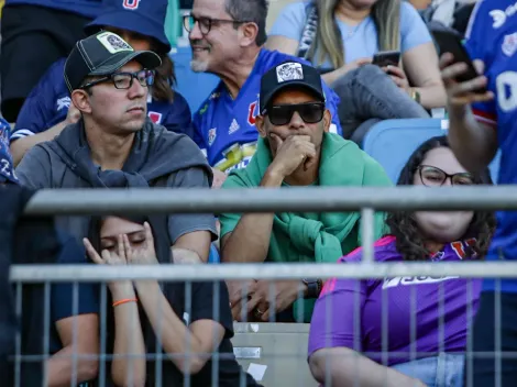 El Chorri es captado alentando a la U femenina