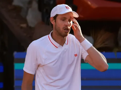 Nicolás Jarry sufre lesión en el ATP 250 de Santiago y se baja de Indian Wells