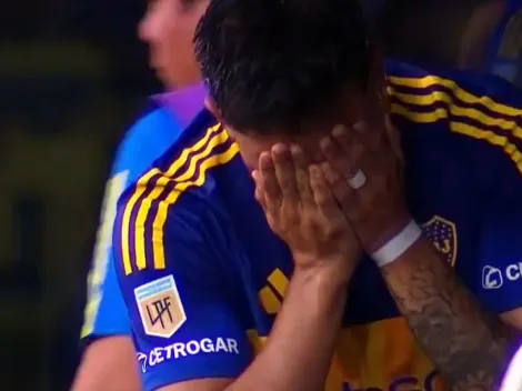 Williams Alarcón se retira de la cancha entre lágrimas tras sufrir lesión en Boca