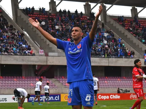 Tucu Contreras y su primer gol en Universidad de Chile