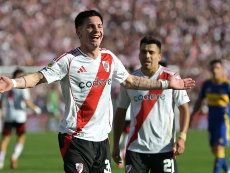 El golazo de Franco Mastantuono para River ante Boca de Carlos Palacios