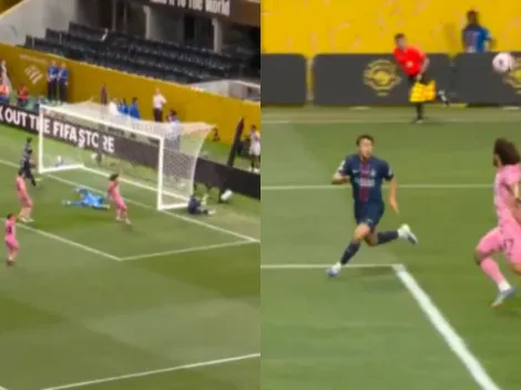 El error de primerizo de Maxi Falcón en el gol del PSG