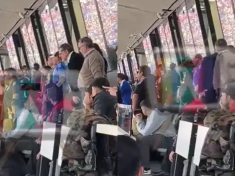 Arde Colo Colo: captan tenso cara a cara entre Zavala y Mosa