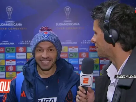 Marcelo Díaz y Diego Rivarola protagonizan hilarante momento tras goleada de la U