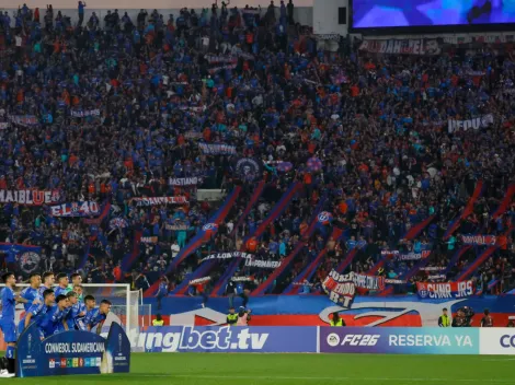 Registran incidentes en el banderazo de los hinchas de la U en Chillán 