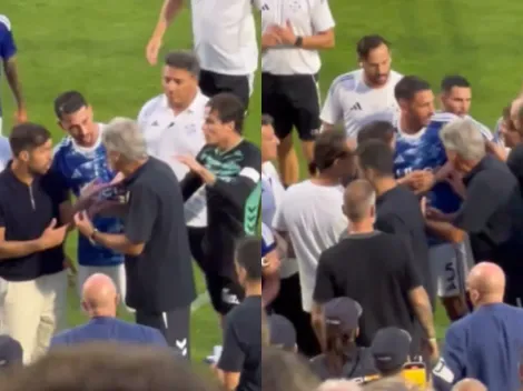 Más de 12 mil reproducciones: Captan a Pellegrini encarando a Fábregas en pelea de Betis y Como