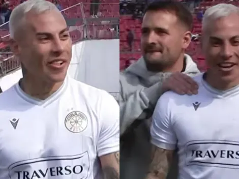 Captan furiosa reacción de Eduardo Vargas contra hinchas de la U: "Están..."