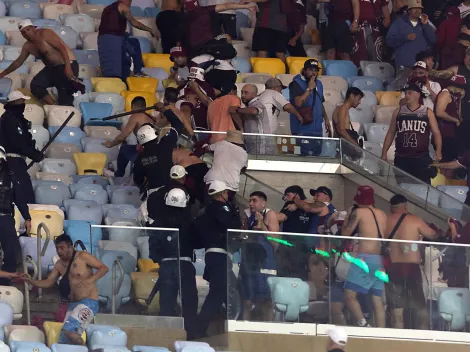 Escándalo en la Copa Sudamericana: Represión policial a hinchas de Lanús en Maracaná