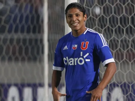 Raúl Ruidíaz celebra la clasificación de la U ante Alianza Lima