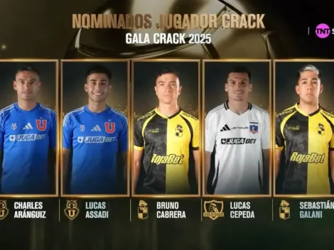 Gala Crack 2025: estos son los nominados de Colo Colo y la U