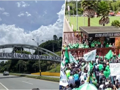 Muy caliente: la bienvenida que le dieron los hinchas de Nacional al Presidente