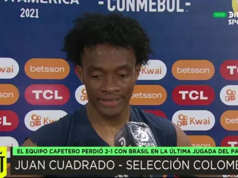 "No sabía qué hacer": Cuadrado estalló contra Pitana, tras el juego vs. Brasil